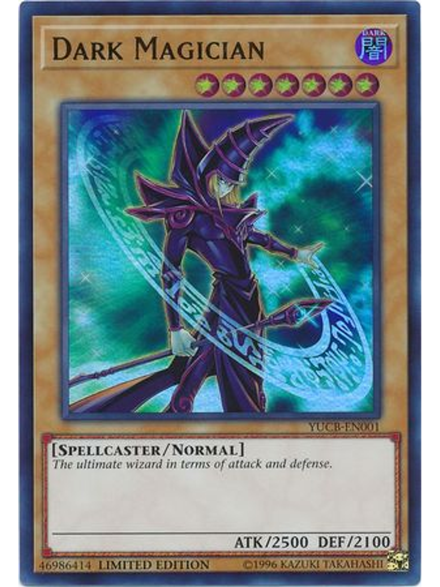 Dark Magician - YUCB-EN001 - Ultra Rare Limited Edition 1st Edition 1