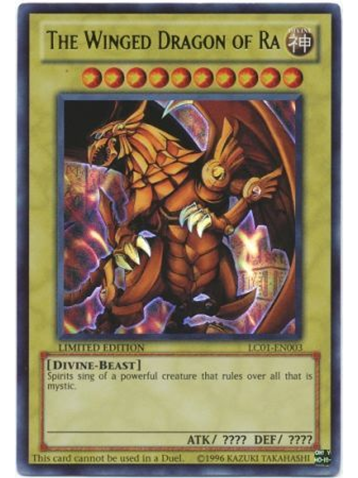 The Winged Dragon of Ra - LC01-EN003 - Ultra Rare 1