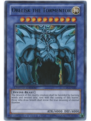 Obelisk the Tormentor - LC01-EN001 - Ultra Rare