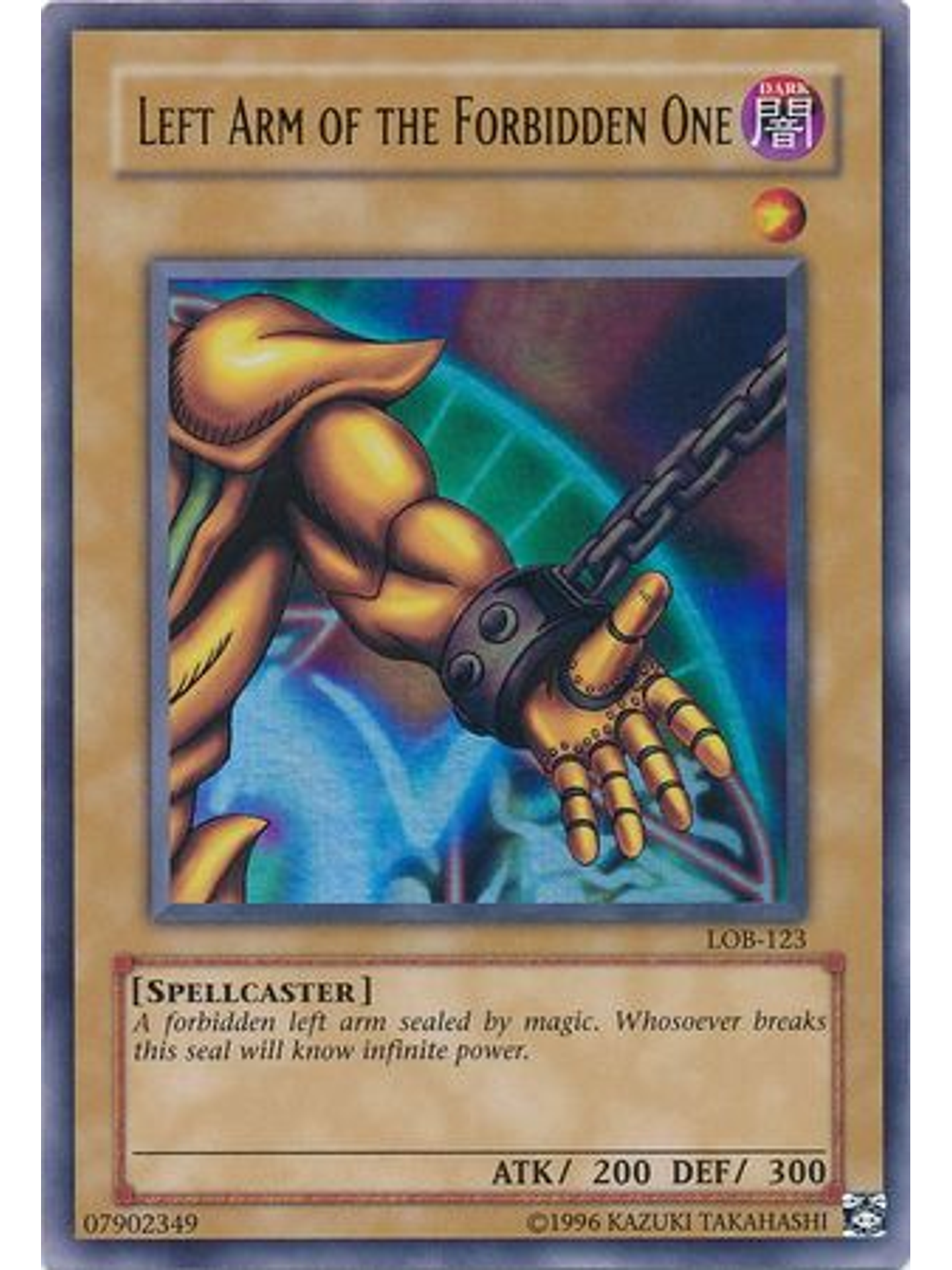 Left Arm of the Forbidden One - LOB-123 - Ultra Rare Unlimited 1