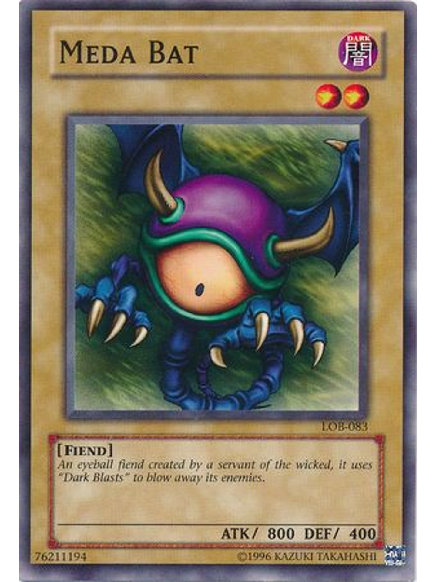 Meda Bat - LOB-083 - Common Unlimited 1