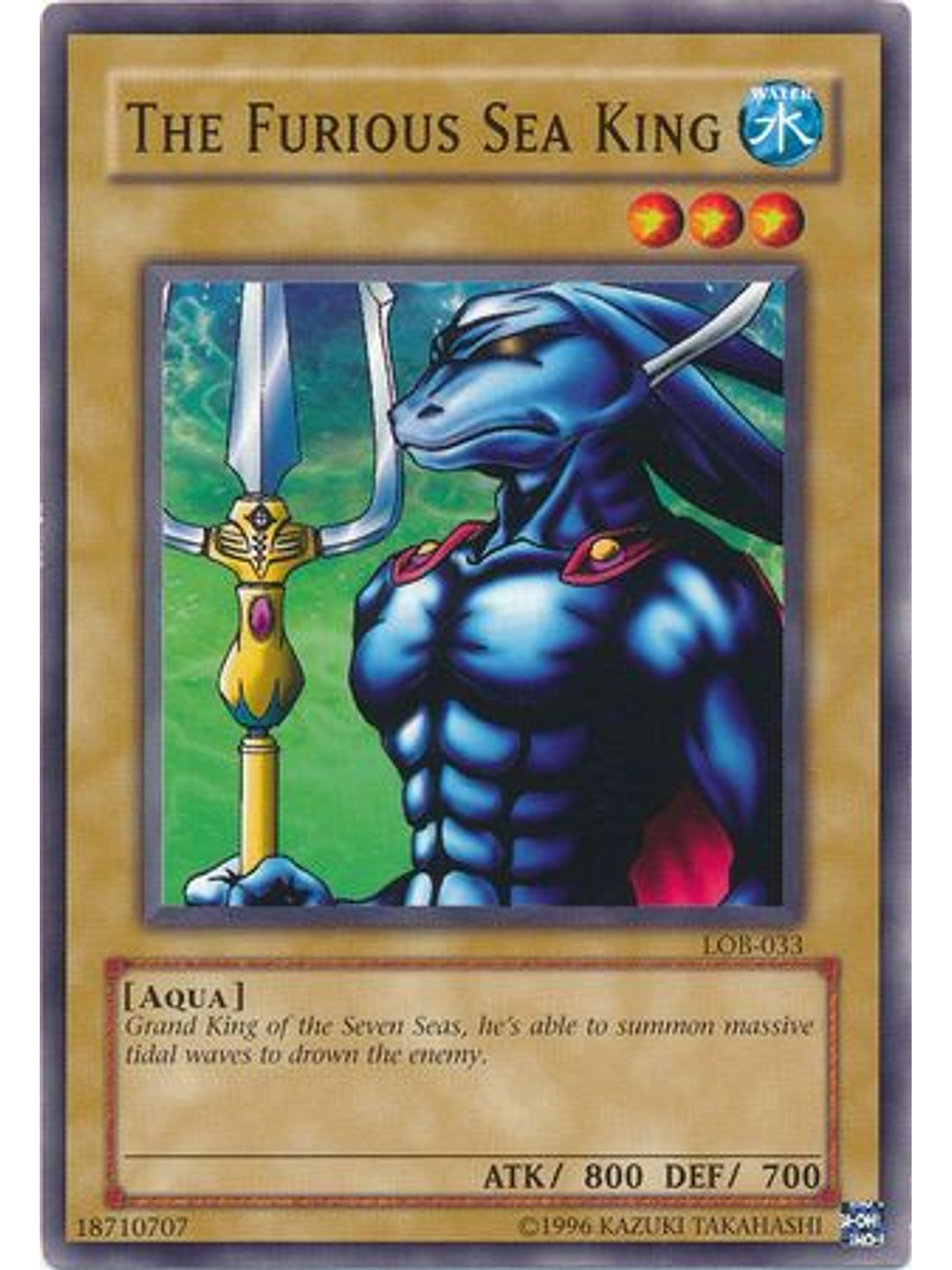 The Furious Sea King - LOB-033 - Common Unlimited 1