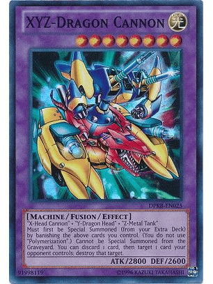 XYZ-Dragon Cannon - DPKB-EN025 - Super Rare Unlimited