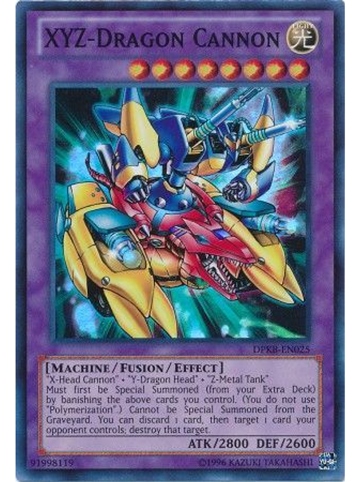 XYZ-Dragon Cannon - DPKB-EN025 - Super Rare Unlimited 1
