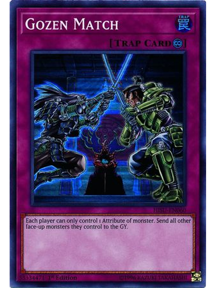 Gozen Match - hisu-en060 - Super Rare 1st Edition 1