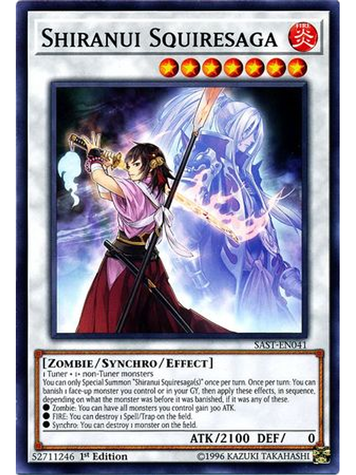 Shiranui Squiresaga - SAST-EN041 - Common 1st Edition 1