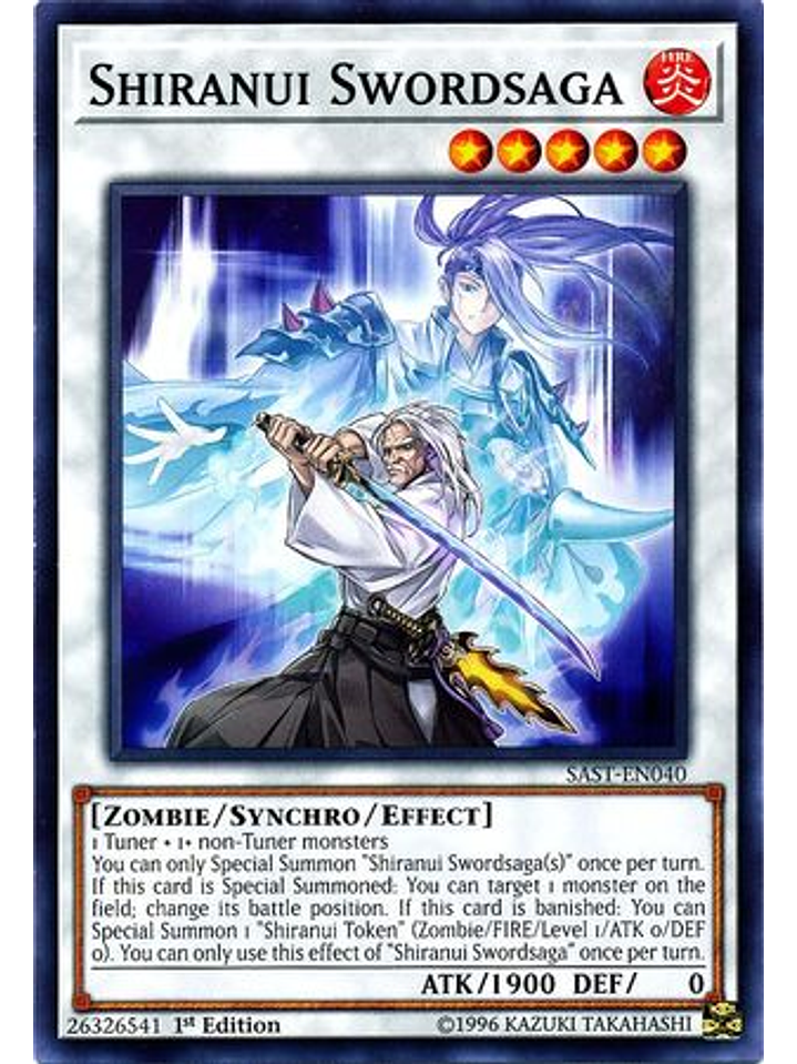 Shiranui Swordsaga - SAST-EN040 - Common 1st Edition 1