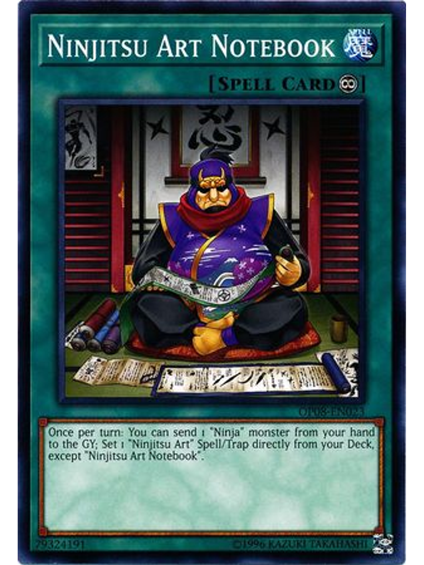 Ninjitsu Art Notebook - OP08-EN023 - Common 1