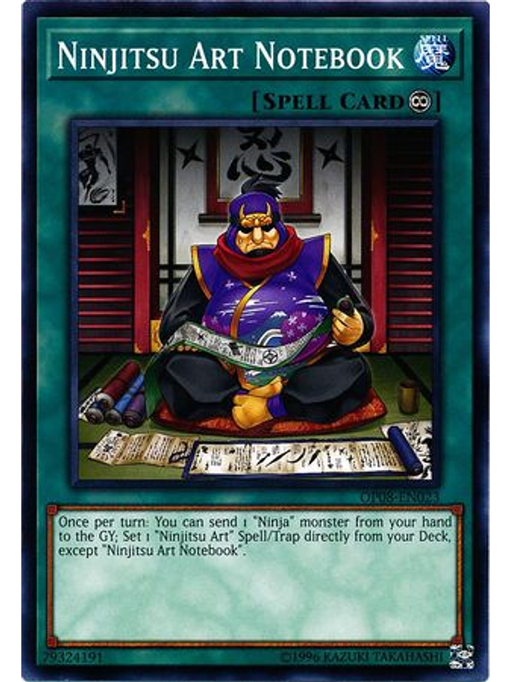 Ninjitsu Art Notebook - OP08-EN023 - Common 1