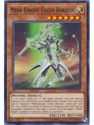 Mekk-Knight Green Horizon - EXFO-EN015 - Common Unlimited
