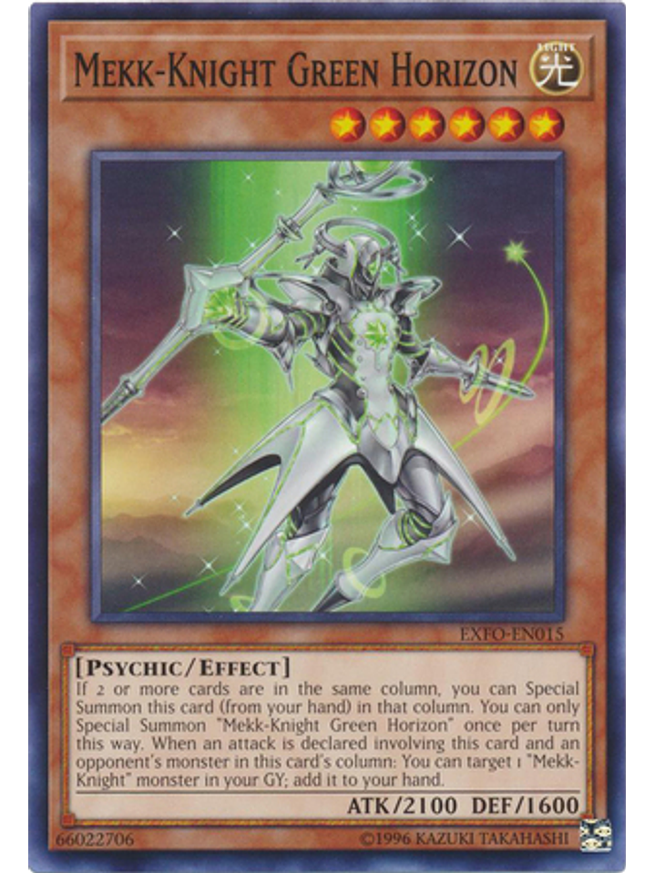 Mekk-Knight Green Horizon - EXFO-EN015 - Common Unlimited 1