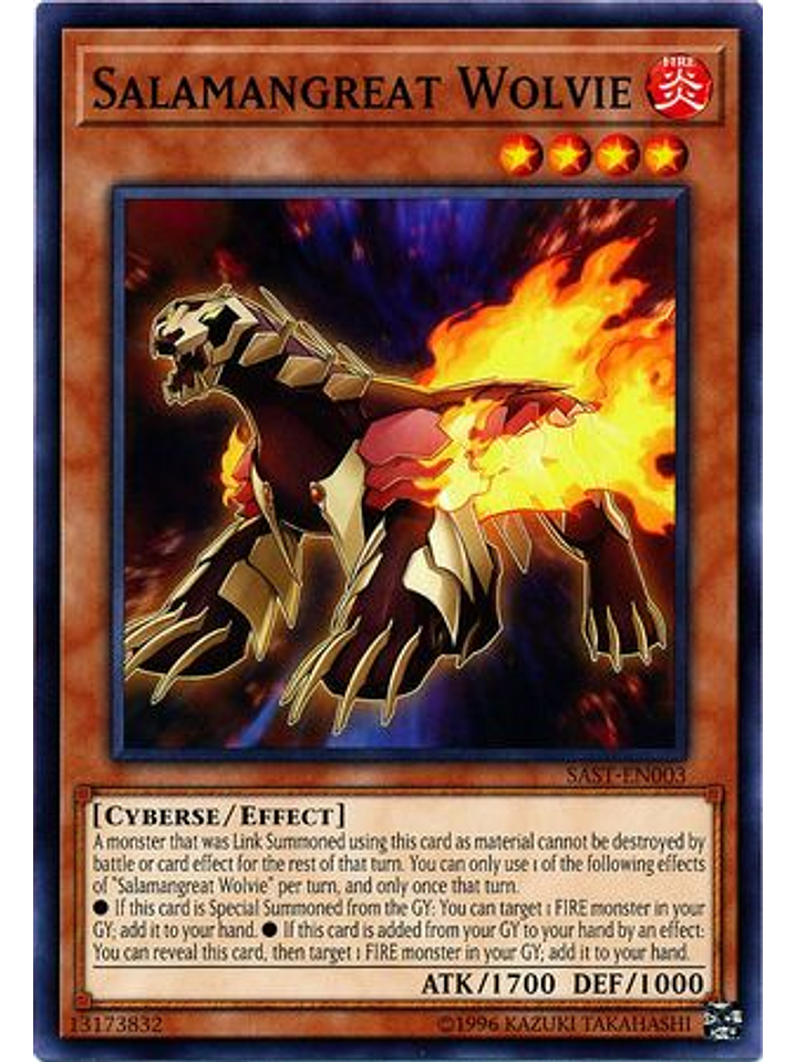 Salamangreat Wolvie - SAST-EN003 - Common Unlimited 1