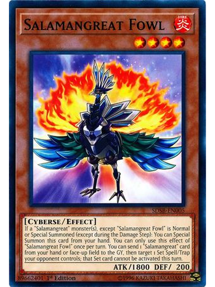 Salamangreat Fowl - SDSB-EN005 - Common 1st Edition 1