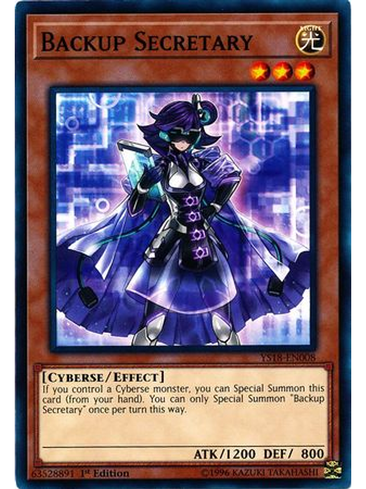 Backup Secretary - YS18-EN008 - Common 1st Edition 1