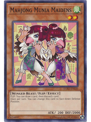Mahjong Munia Maidens - EXFO-EN030 - Common Unlimited