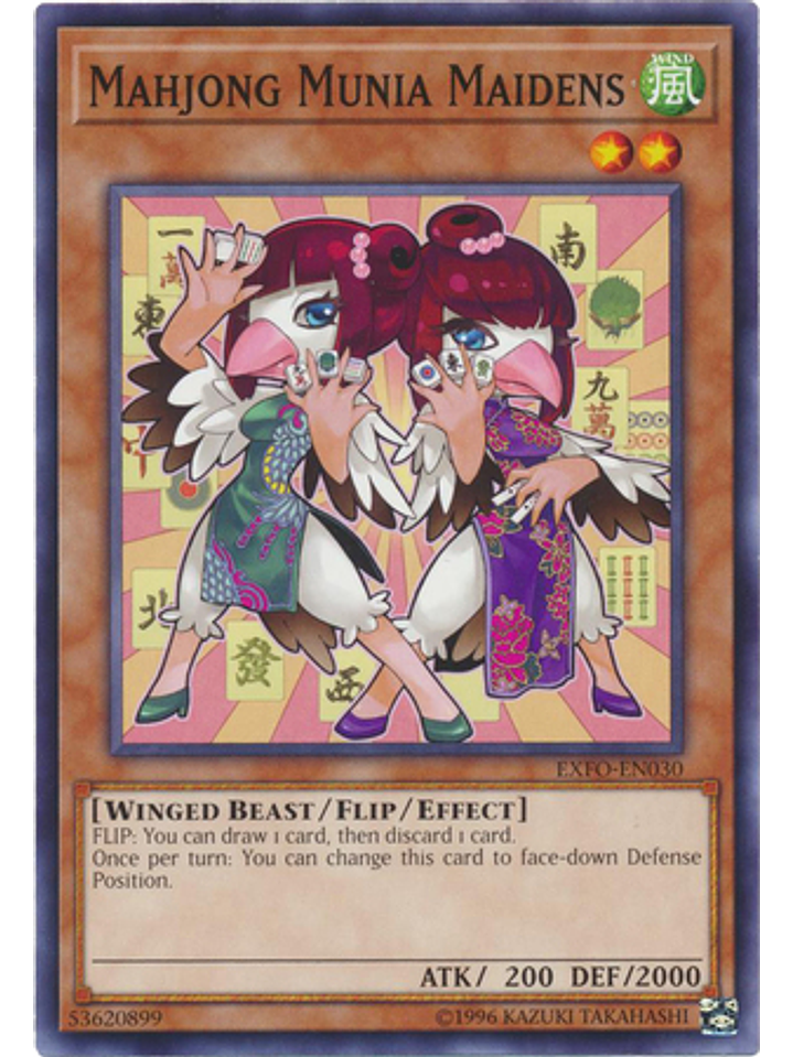 Mahjong Munia Maidens - EXFO-EN030 - Common Unlimited 1