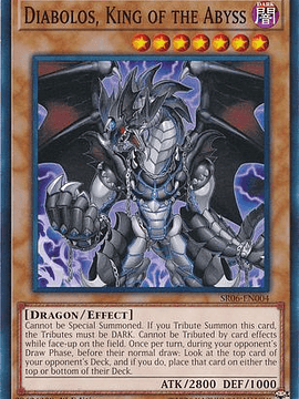 Diabolos, King of the Abyss - SR06-EN004 - Common 1st Edition