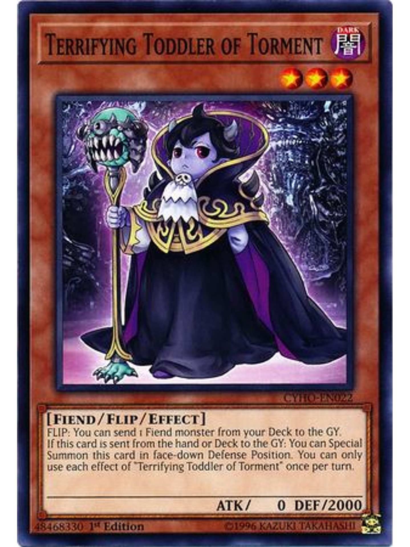 Terrifying Toddler of Torment - CYHO-EN022 - Common 1st Edition 1