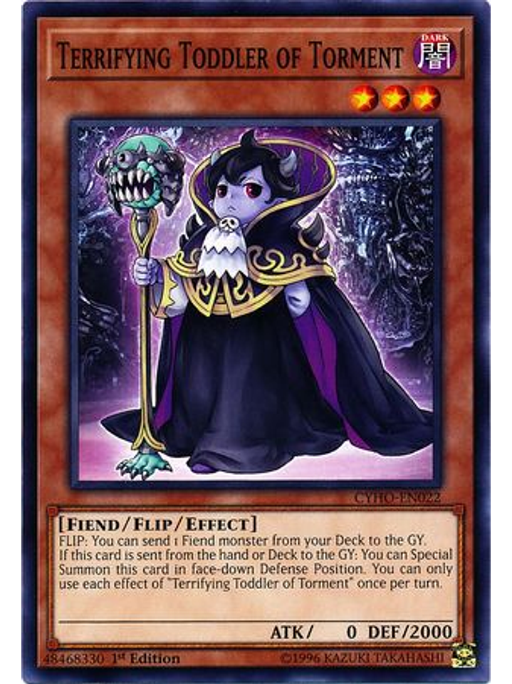 Terrifying Toddler of Torment - CYHO-EN022 - Common 1st Edition 1