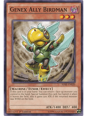 Genex Ally Birdman - SDSE-EN020 - Common 1st Edition