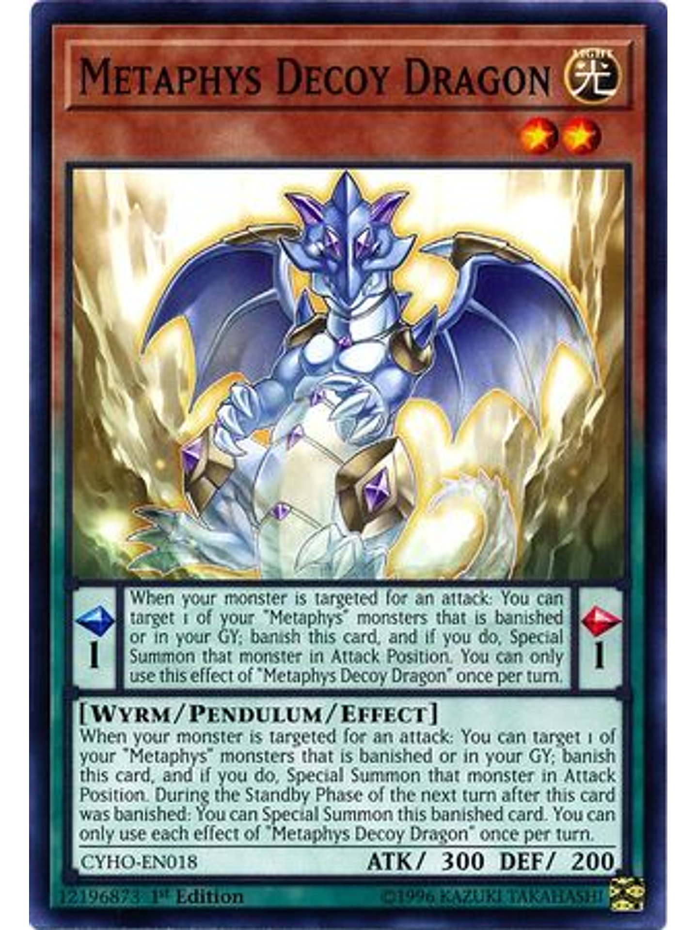 Metaphys Decoy Dragon - CYHO-EN018 - Common 1st Edition 1