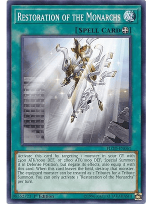 Restoration of the Monarchs - FLOD-EN061 - Common 1st Edition