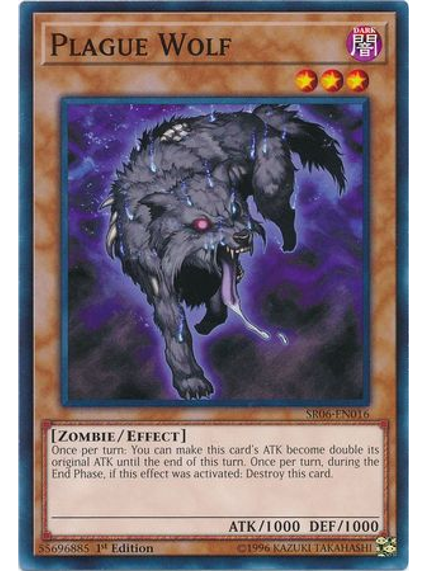 Plague Wolf - SR06-EN016 - Common 1st Edition 1