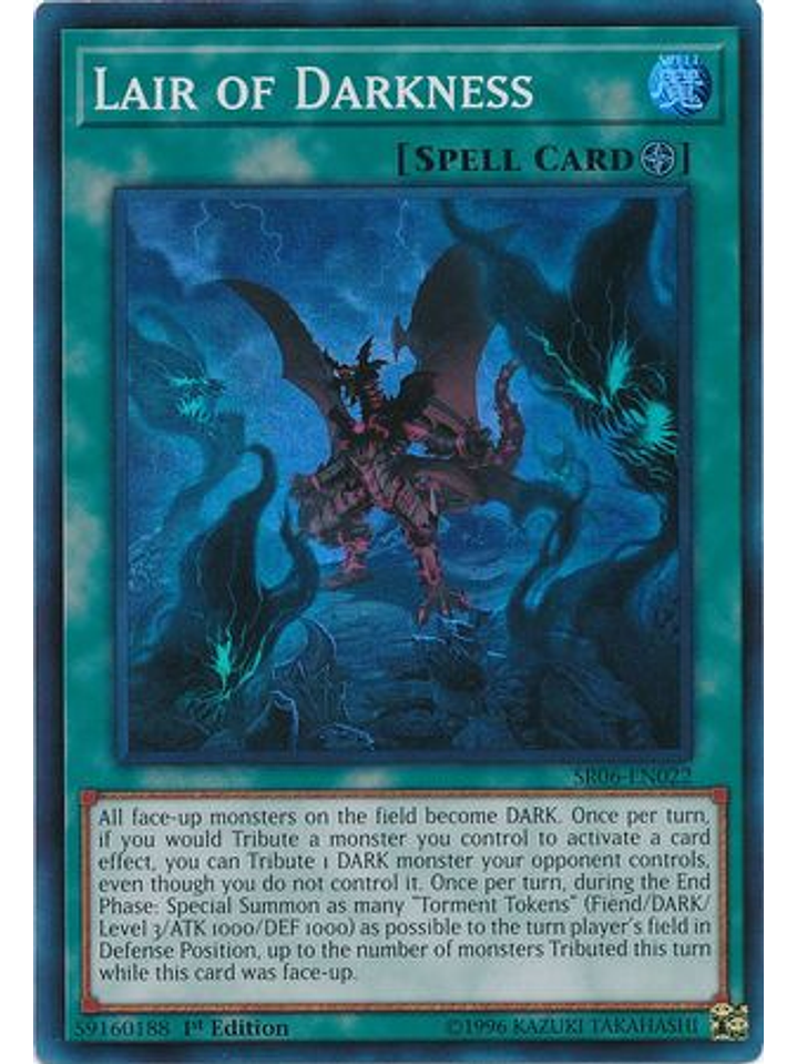 Lair of Darkness - SR06-EN022 - Super Rare 1st Edition 1