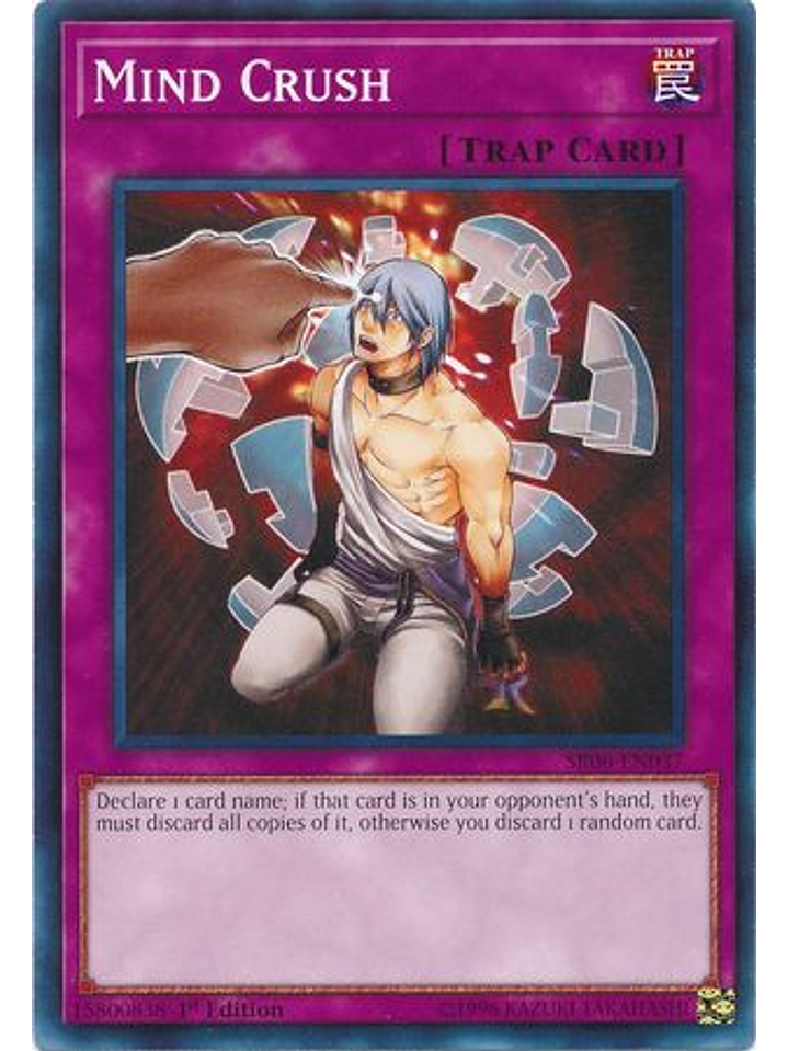 Mind Crush - SR06-EN037 - Common 1st Edition 1