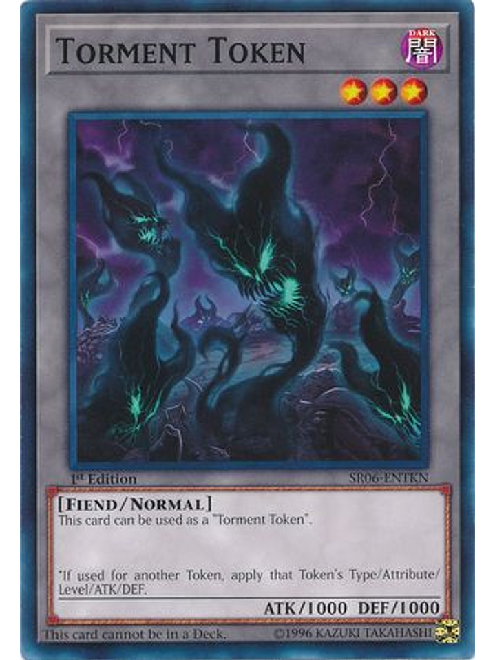 Torment Token - SR06-ENTKN - Common 1st Edition 1
