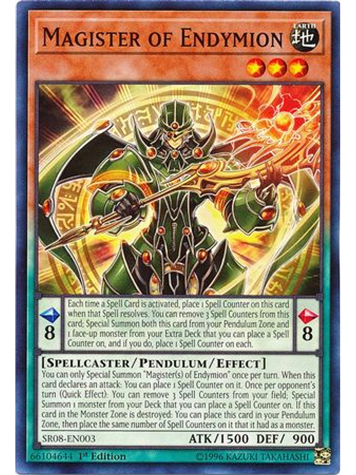 Magister of Endymion - SR08-EN003 - Common 1st Edition 1