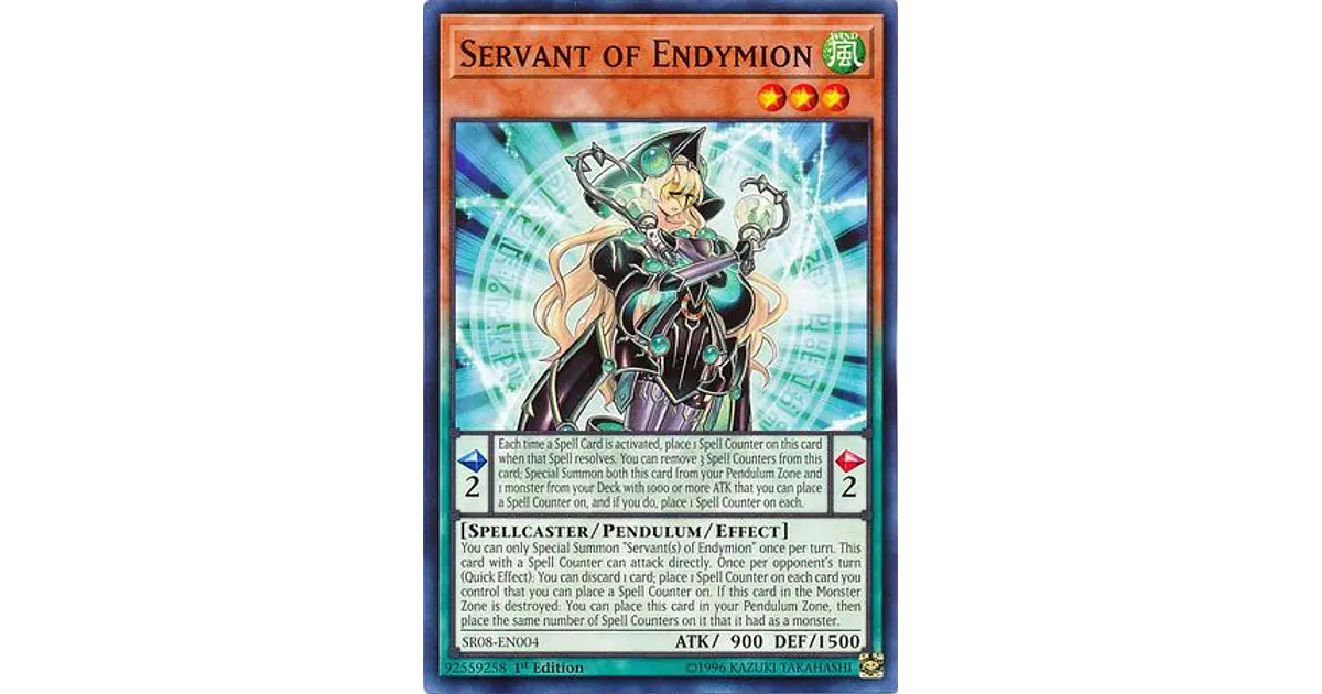 Yugioh! LP Servant Of Endymion - OP12-EN008 - Super Rare