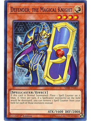 Defender, the Magical Knight - SR08-EN007 - Common 1st Edition