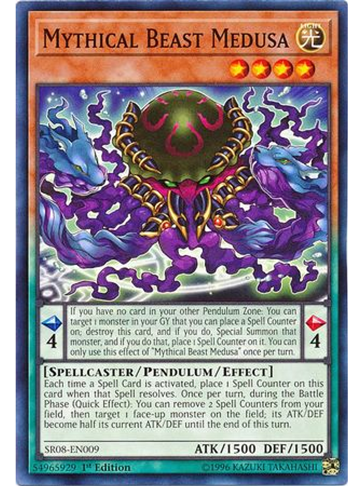Mythical Beast Medusa - SR08-EN009 - Common 1st Edition 1
