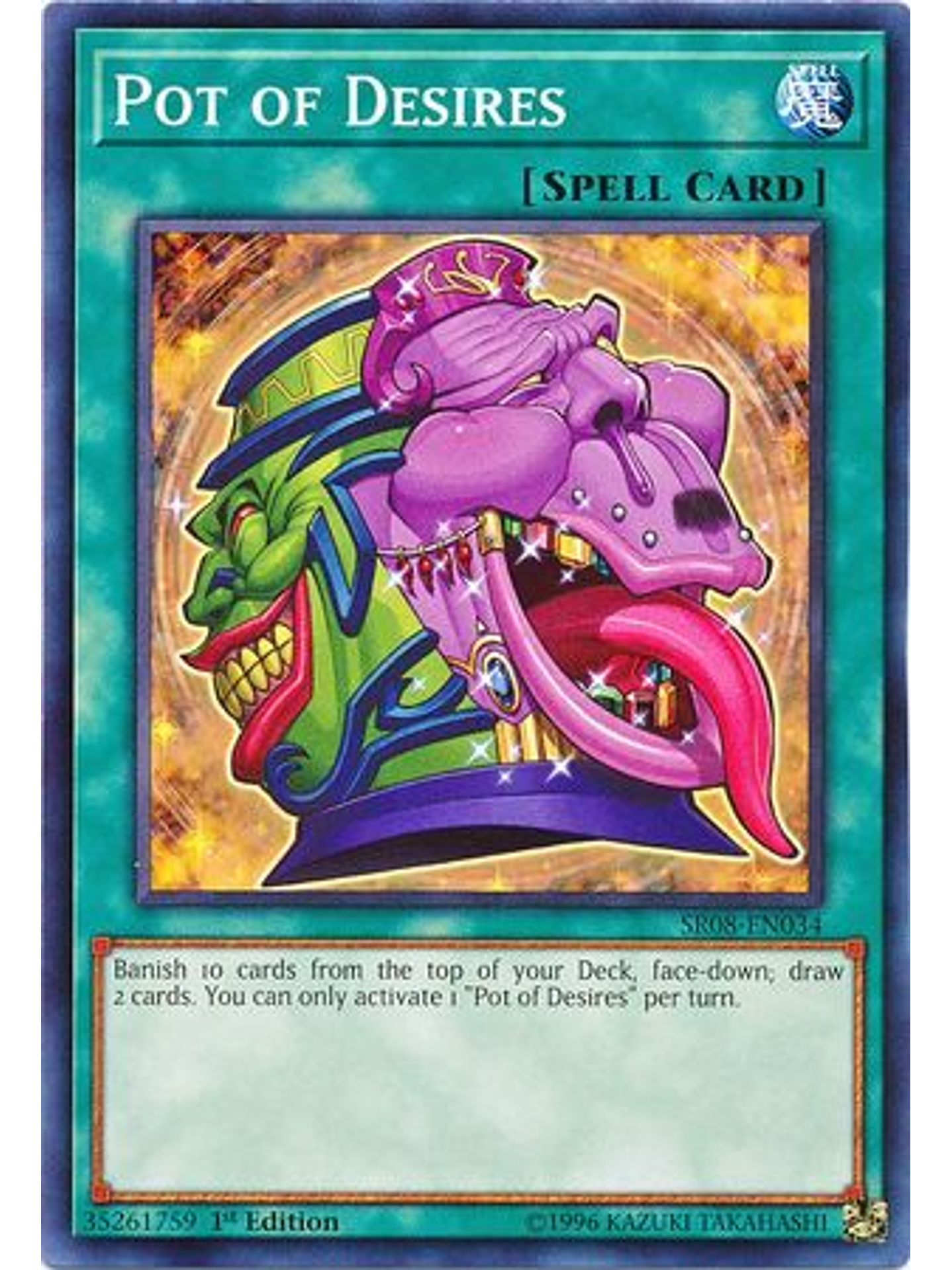 Pot of Desires - SR08-EN034 - Common 1st Edition 1