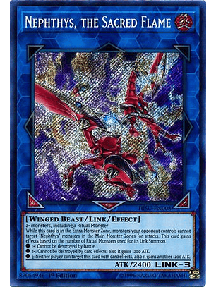 Nephthys, the Sacred Flame - HISU-EN008 - Secret Rare 1st Edition