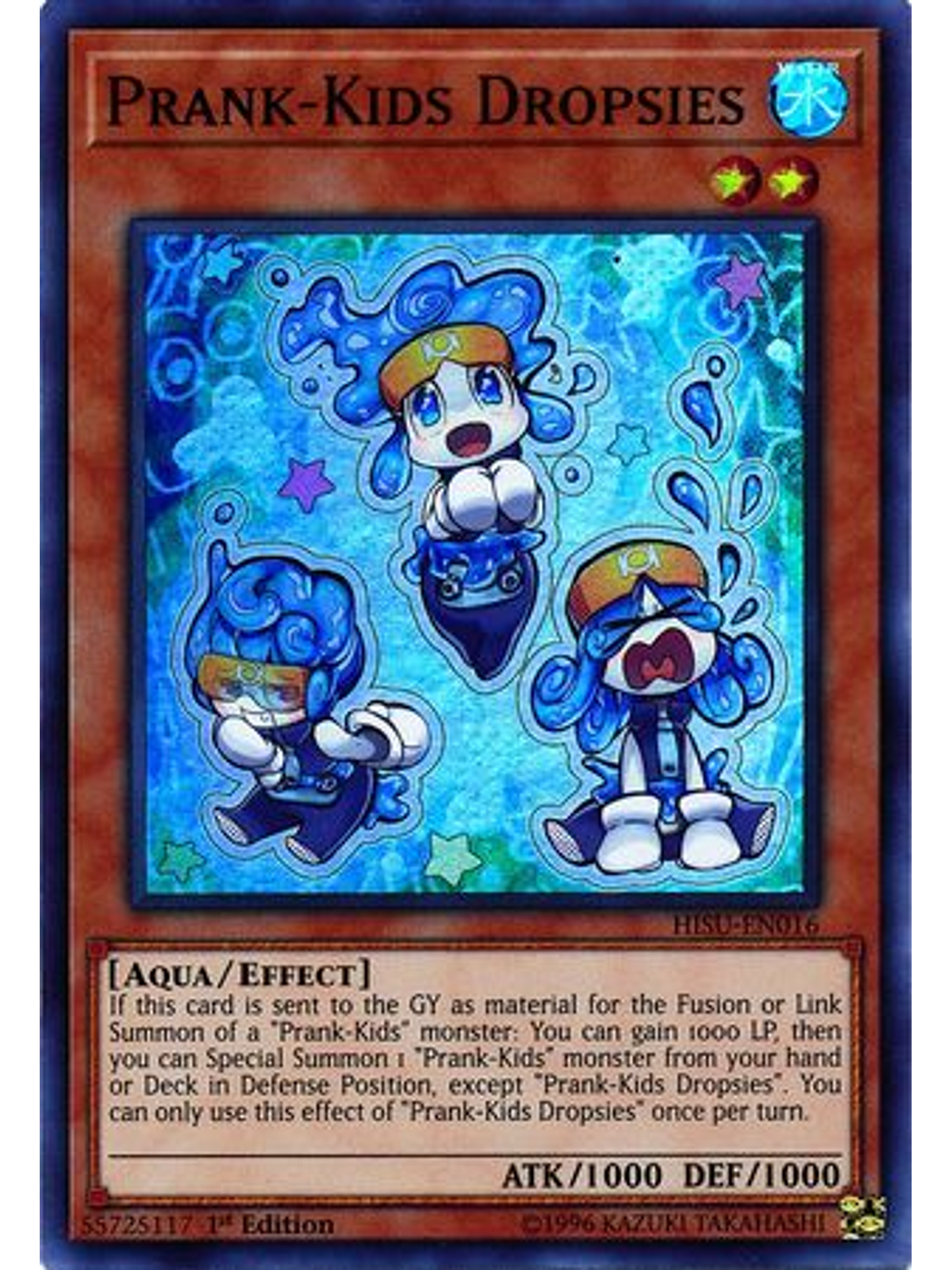 Prank-Kids Dropsies - HISU-EN016 - Super Rare 1st Edition 1