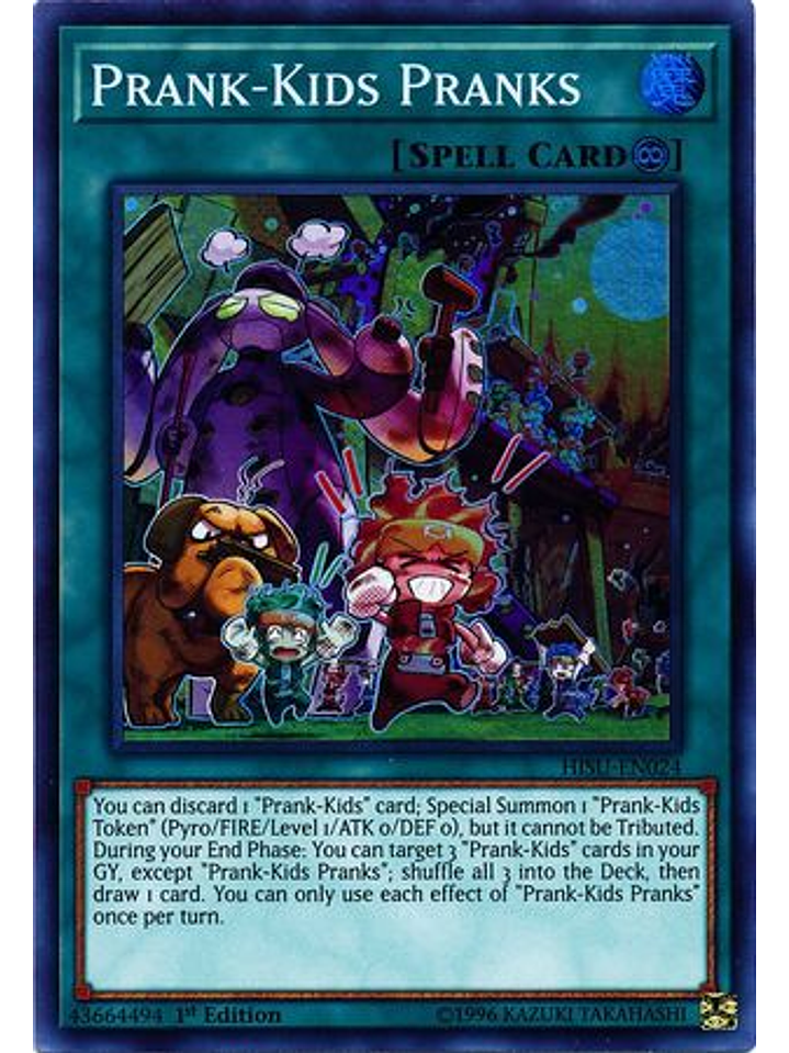 Prank-Kids Pranks - HISU-EN024 - Super Rare 1st Edition 1