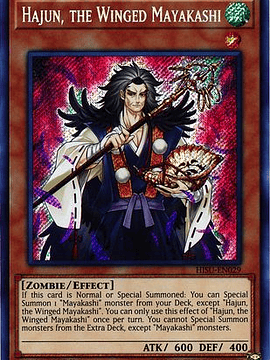 Hajun, the Winged Mayakashi - HISU-EN029 - Secret Rare 1st Edition