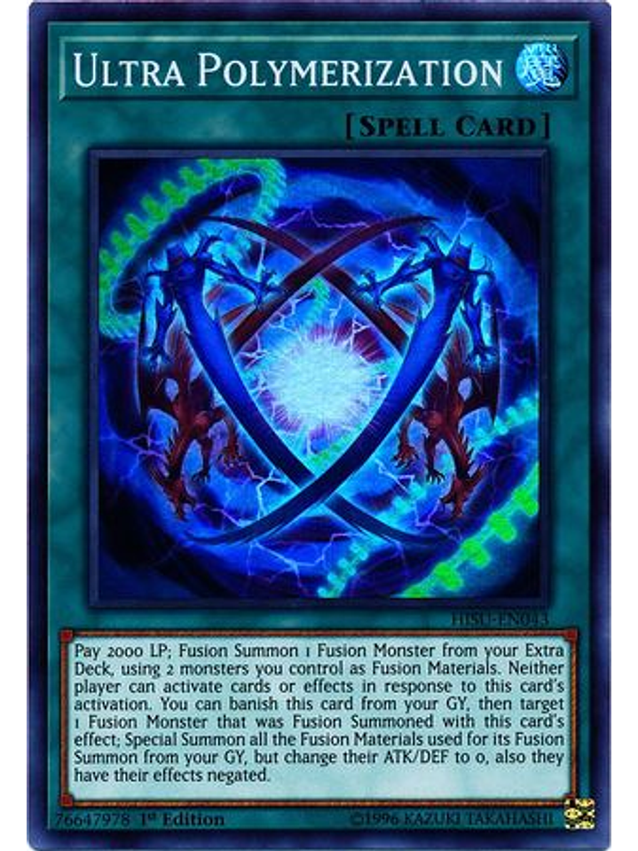 Ultra Polymerization - HISU-EN043 - Super Rare 1st Edition 1