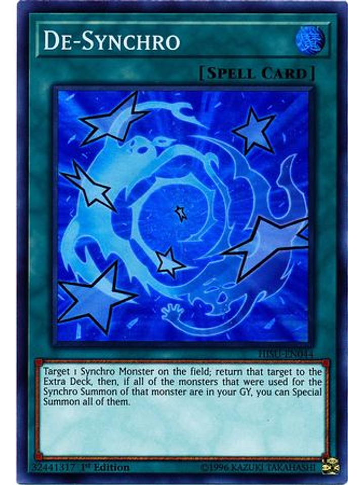 De-Synchro - HISU-EN044 - Super Rare 1st Edition 1