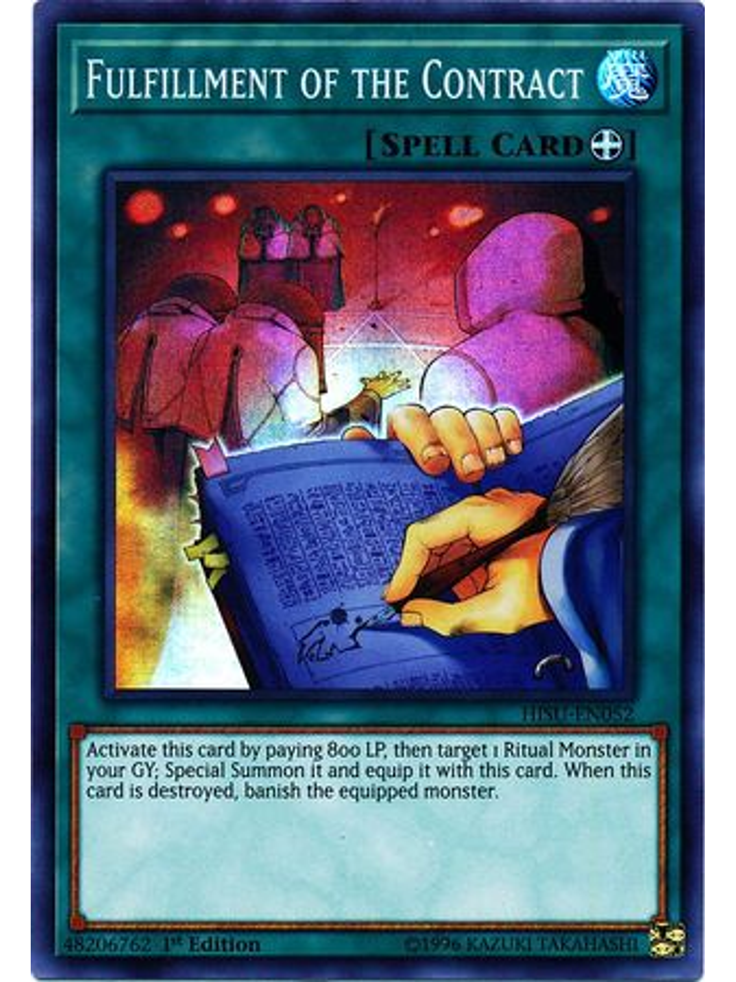 Fulfillment of the Contract - HISU-EN052 - Super Rare 1st Edition 1