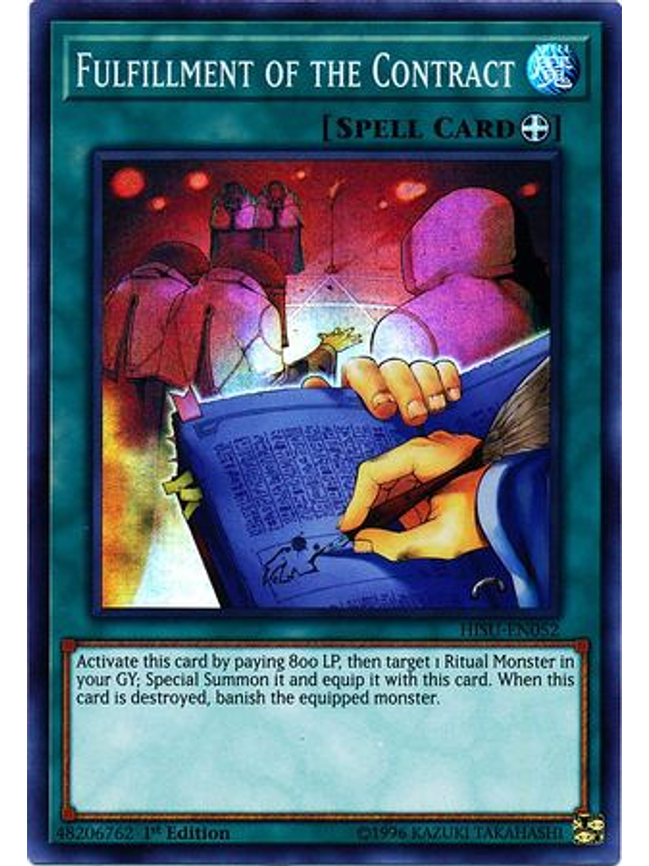 Fulfillment of the Contract - HISU-EN052 - Super Rare 1st Edition 1