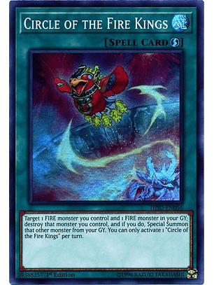 Circle of the Fire Kings - HISU-EN056 - Super Rare 1st Edition