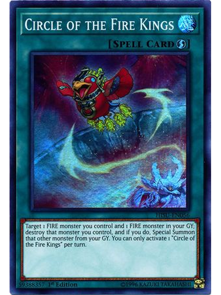 Circle of the Fire Kings - HISU-EN056 - Super Rare 1st Edition 1