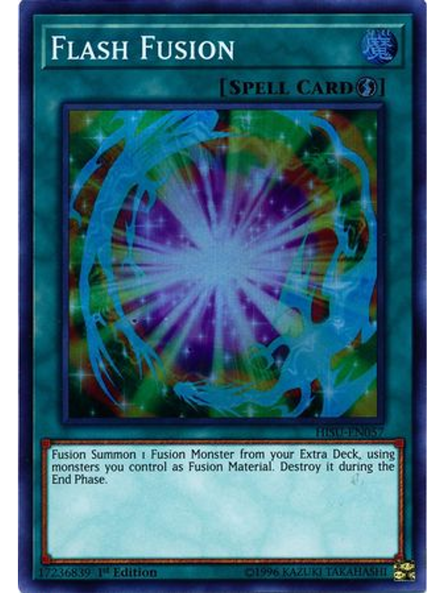 Flash Fusion - HISU-EN057 - Super Rare 1st Edition 1