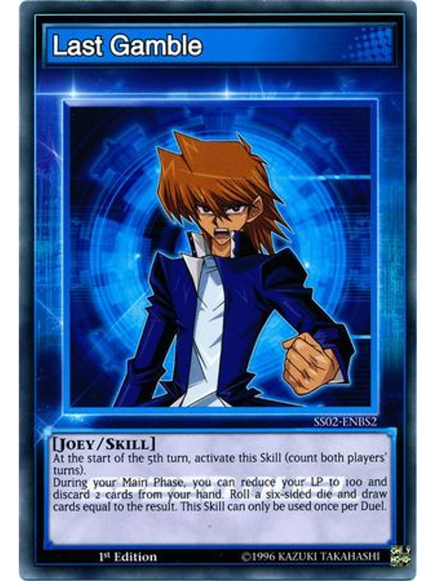 Last Gamble - SS02-ENBS2 - Common 1st Edition 1