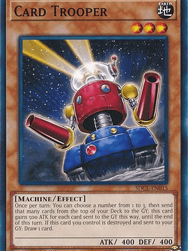 Card Trooper - SDCL-EN015 - Common 1st Edition
