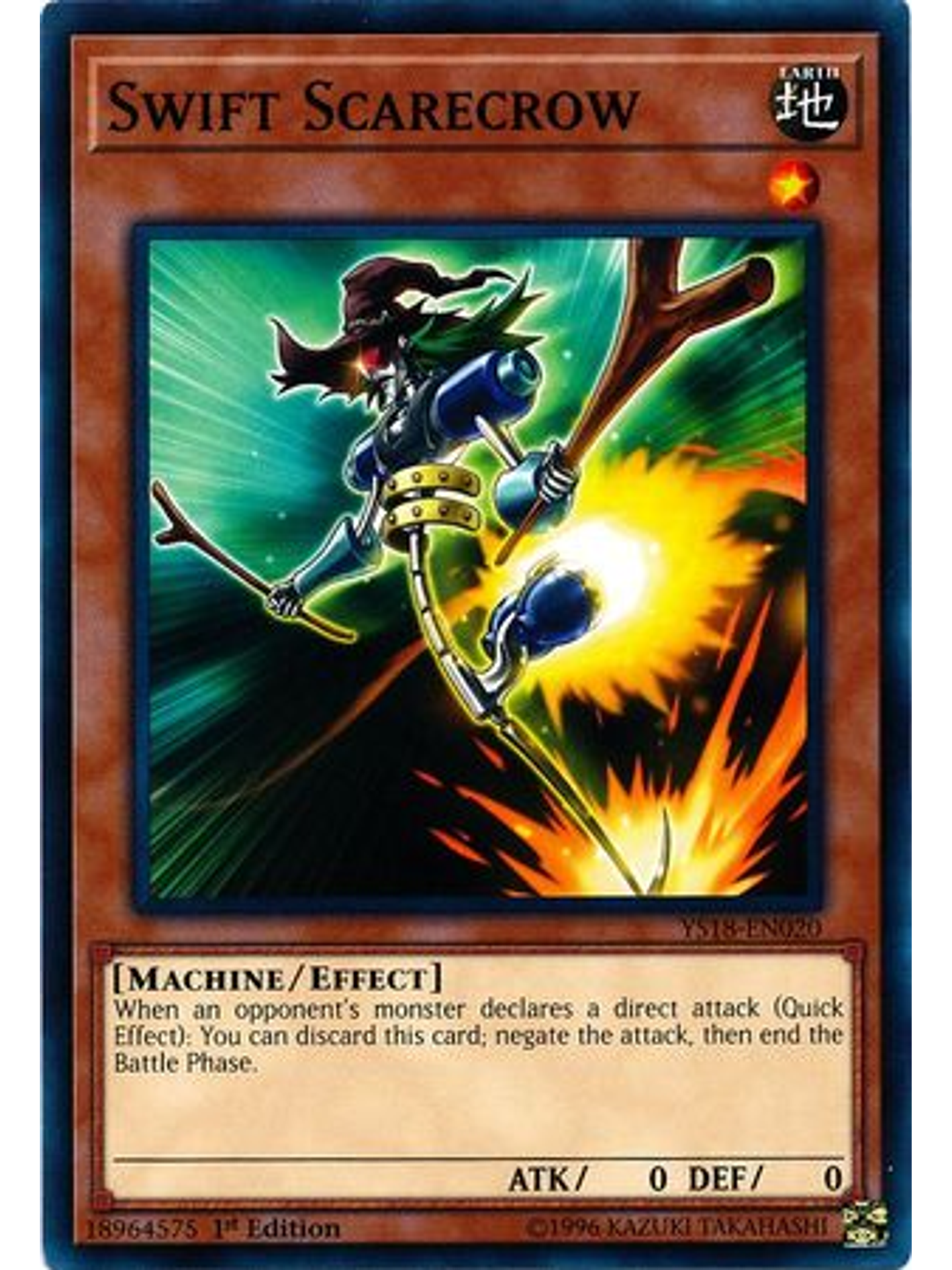 Swift Scarecrow - YS18-EN020 - Common 1st Edition 1