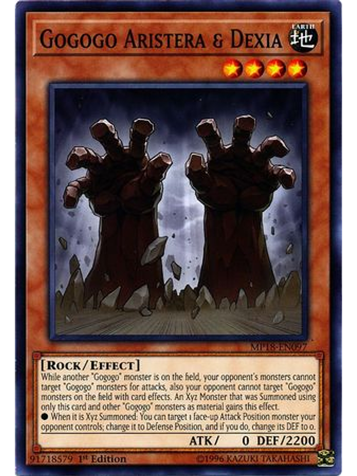 Gogogo Aristera & Dexia - MP18-EN097 - Common 1st Edition 1
